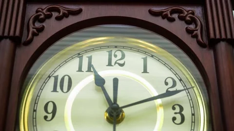 Time lapse of the clock Stock Footage 45568569