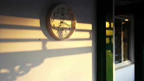 Time-lapse of a clock moving fast Stock Footage 153065525