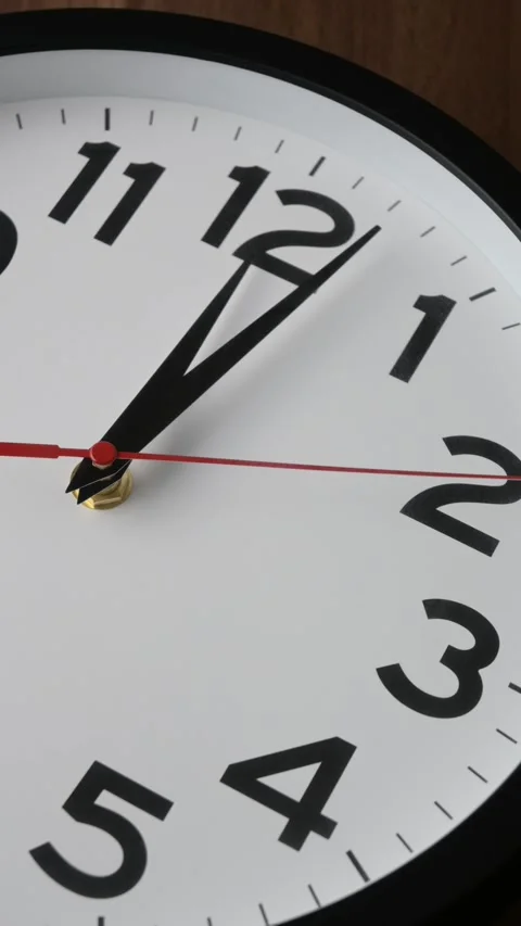 Time lapse of clock, time passing image Stock-Footage 267912225