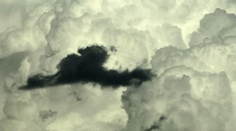 Time Lapse Close Up of Boiling Thunderstorm Updrafts Stock Footage 54736779