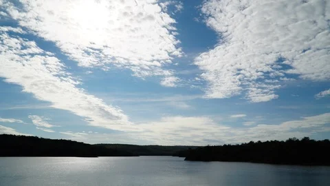 Time lapse cloud and blue sky Видео 115758560