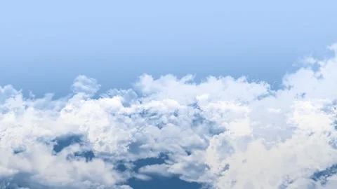 Time lapse cloud beautiful sky, going trough beautiful clouds on clear day Stock Footage 165444093
