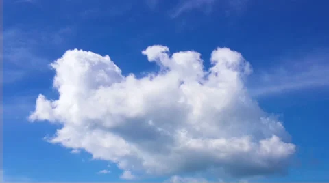Time lapse of  cloud on blue sky Video stock 33309792