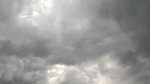 Time-lapse of a cloud-covered sky. Stock Footage 52327440