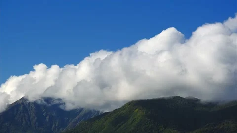 Time Lapse of cloud flowing on mountain. Sochi, Russia Vidéo 146647782