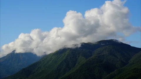 Time Lapse of cloud flowing on mountain. Sochi, Russia Vidéo 146647872