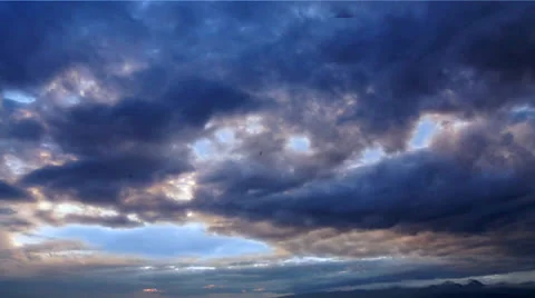 Time lapse cloud Stockbeeldmateriaal 24946798