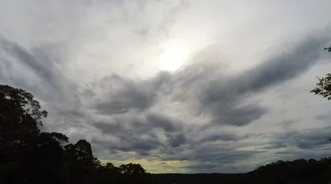 Time Lapse Cloud Formations Over the Valley  Stock Footage 67602789