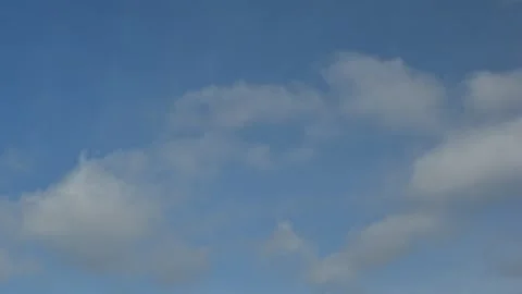 Time-lapse cloud movement on a hot day Stock Footage 253420862