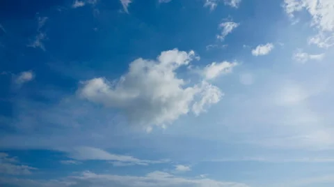 Time Lapse Cloud Moving Stock Footage 29679081