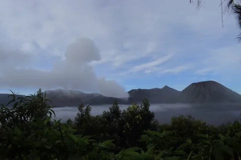 Time Lapse cloud over the mountain Stock Footage 149900442
