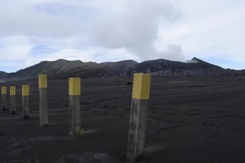 Time Lapse cloud over the mountain,volcano time lapse Stock Footage 149908627