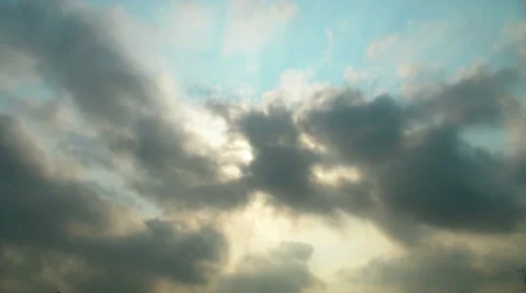 Time lapse cloud passing Stock Footage 35876246