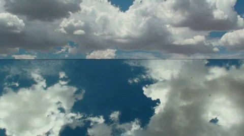 Time Lapse Cloud Raindrops Stock Footage