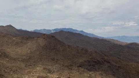 Time lapse of cloud shadows on Mount San Jacinto and a distant Mount Gorgonio Stock Footage 108506279