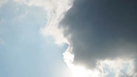 Time lapse the cloud before the storm coming in the rain season. Видео 158532736
