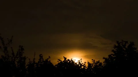 Time lapse of clouds 03 Stock Footage 36685589