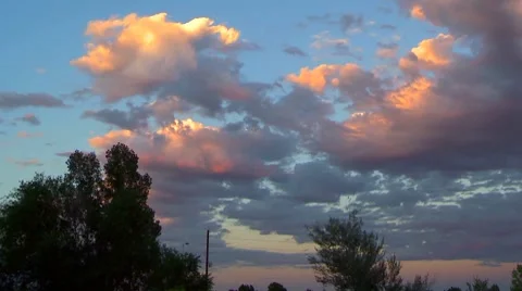 Time Lapse Clouds 0910 02 스톡 동영상 7757029