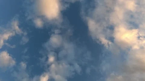 Time lapse clouds in 4k puffy cumulus dark weather with dramatic beauty atm.. Stock Footage 246800538