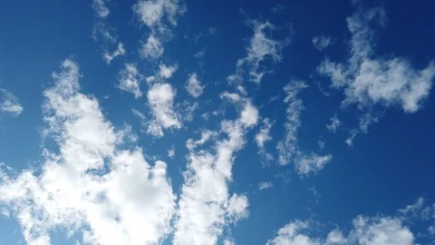 Time lapse clouds across the sky Stock Footage 113736143