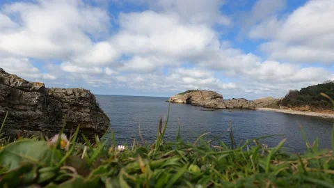 Time-Lapse Clouds And Beautiful Island Stock Footage 237822743