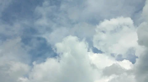 Time lapse clouds and blue sky Stock Footage 23182291