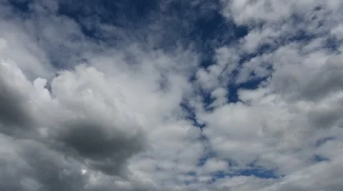 Time Lapse Clouds and Blue Sky Video stock 66005323