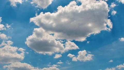 Time Lapse of clouds and blue sky background in sunny day Stock Footage 230649926