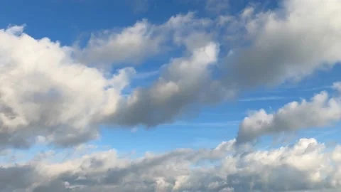Time lapse clouds and blue sky, Video stock 236122846