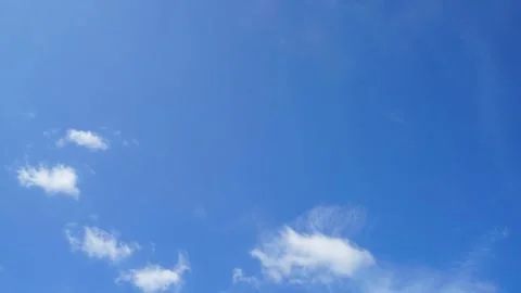 Time lapse  clouds and blue sunny sky Video stock 283832845