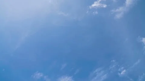 Time lapse  clouds and blue sunny sky Video stock 284108326