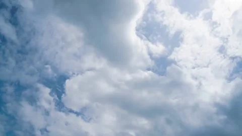 Time lapse  clouds and blue sunny sky Video stock 284108524