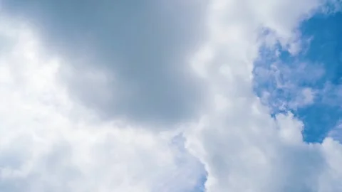Time lapse  clouds and blue sunny sky Video stock 285314040