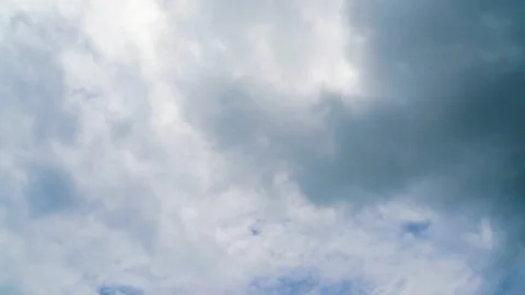 Time lapse  clouds and blue sunny sky Video stock 285314047
