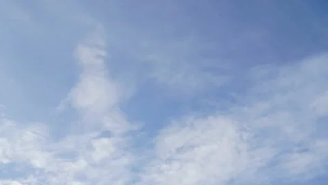 Time lapse  clouds and blue sunny sky Video stock 285314059