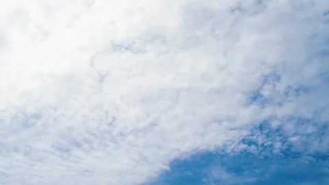 Time lapse  clouds and blue sunny sky Video stock 285314070
