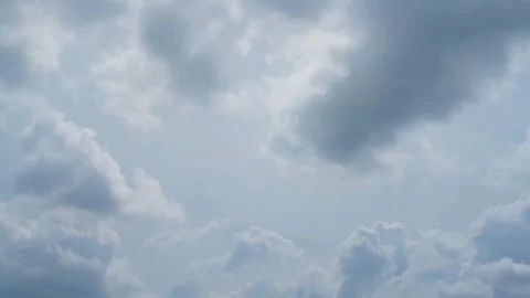 Time lapse  clouds and blue sunny sky Video stock 285314147