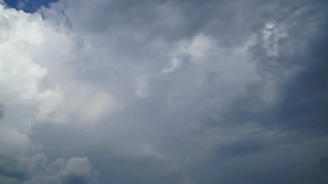 Time lapse  clouds and blue sunny sky Video stock 285314304