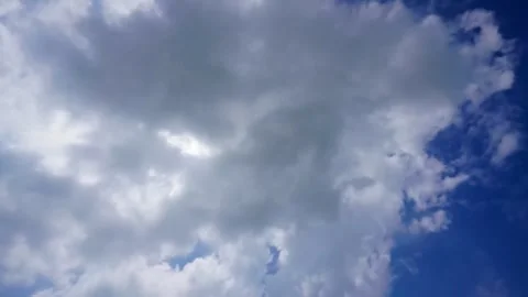 Time lapse  clouds and blue sunny sky Vídeos de archivo 288185010