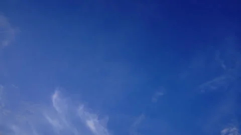 Time lapse  clouds and blue sunny sky,  white clouds over blue sky, Aerial .. Stock Footage 290876911