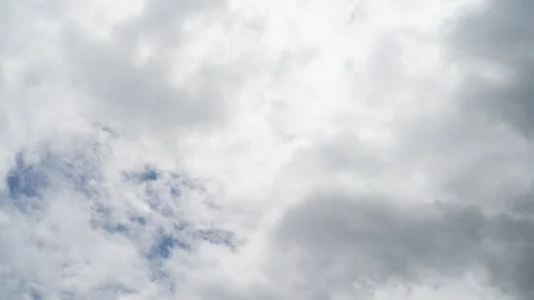 Time lapse  clouds and blue sunny sky,  white clouds over blue sky, Aerial .. Stock Footage 290878277