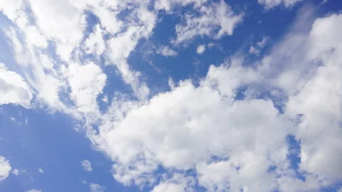 Time lapse  clouds and blue sunny sky, Stock Footage 290891156
