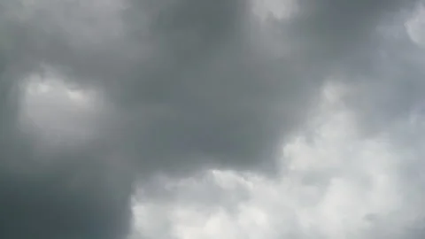 Time lapse  clouds and blue sunny sky,  white clouds over blue sky, Aerial .. Stock Footage 290892175