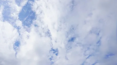 Time lapse  clouds and blue sunny sky, Stock Footage 290903352