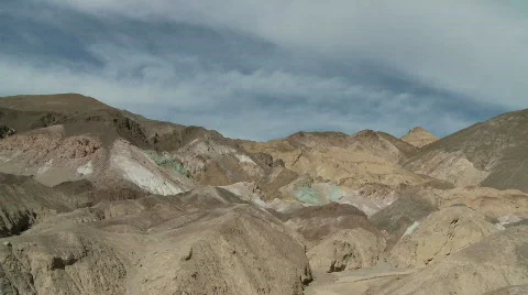 Time Lapse of Clouds and Desert Mountains - Clip 3 Stock Footage 717065