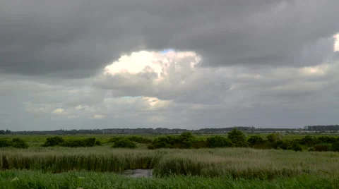 Time Lapse Clouds and Landscape Stock Footage 64902384