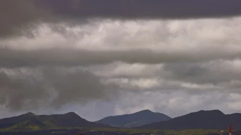 Time lapse. Clouds and mountain. Stock Footage 100846684