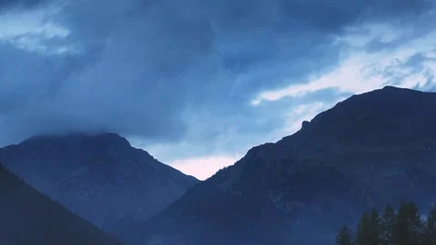 Time Lapse clouds and Mountains Stock Footage 150273749