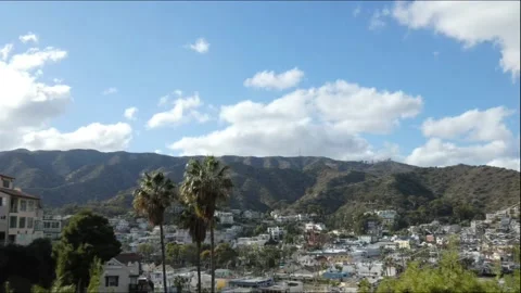Time Lapse clouds  and palms 2 Stock Footage 172601387