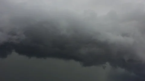 Time lapse of clouds and rain Stock Footage 90567350